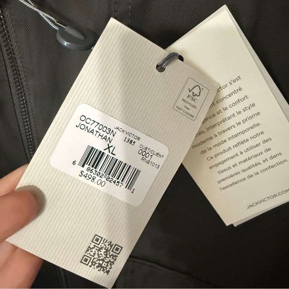 NWT Jack Victor Jonathan Green Mens Cargo Pocket Safari Jacket size XL $498 - Picture 5 of 10